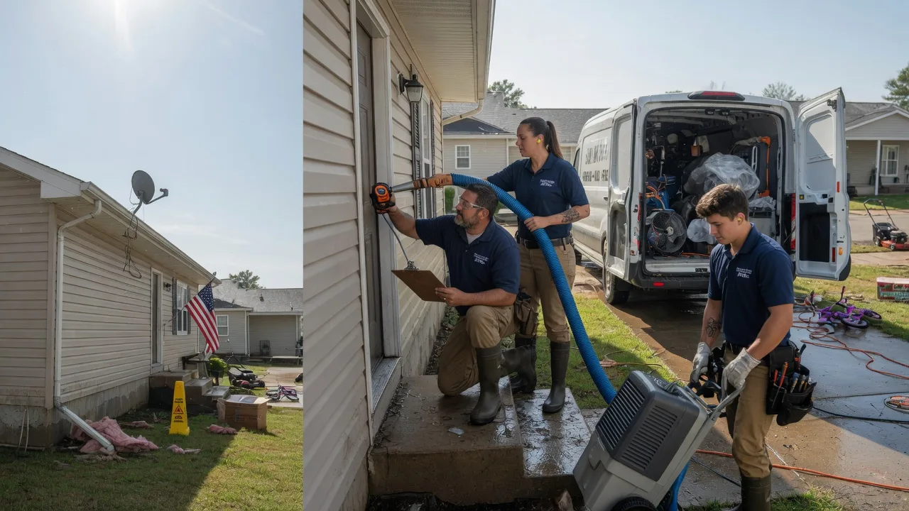 Ceiling Water Damage Restoration in Carbondale, KS near me