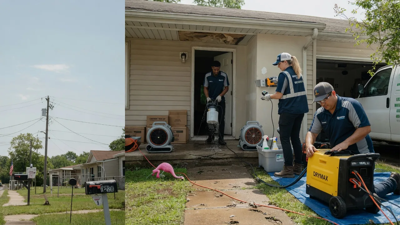 Storm Damage Water Removal in Carbondale, KS near me